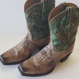 Tony Lama Square Toe Cowboy Boot/VF6027